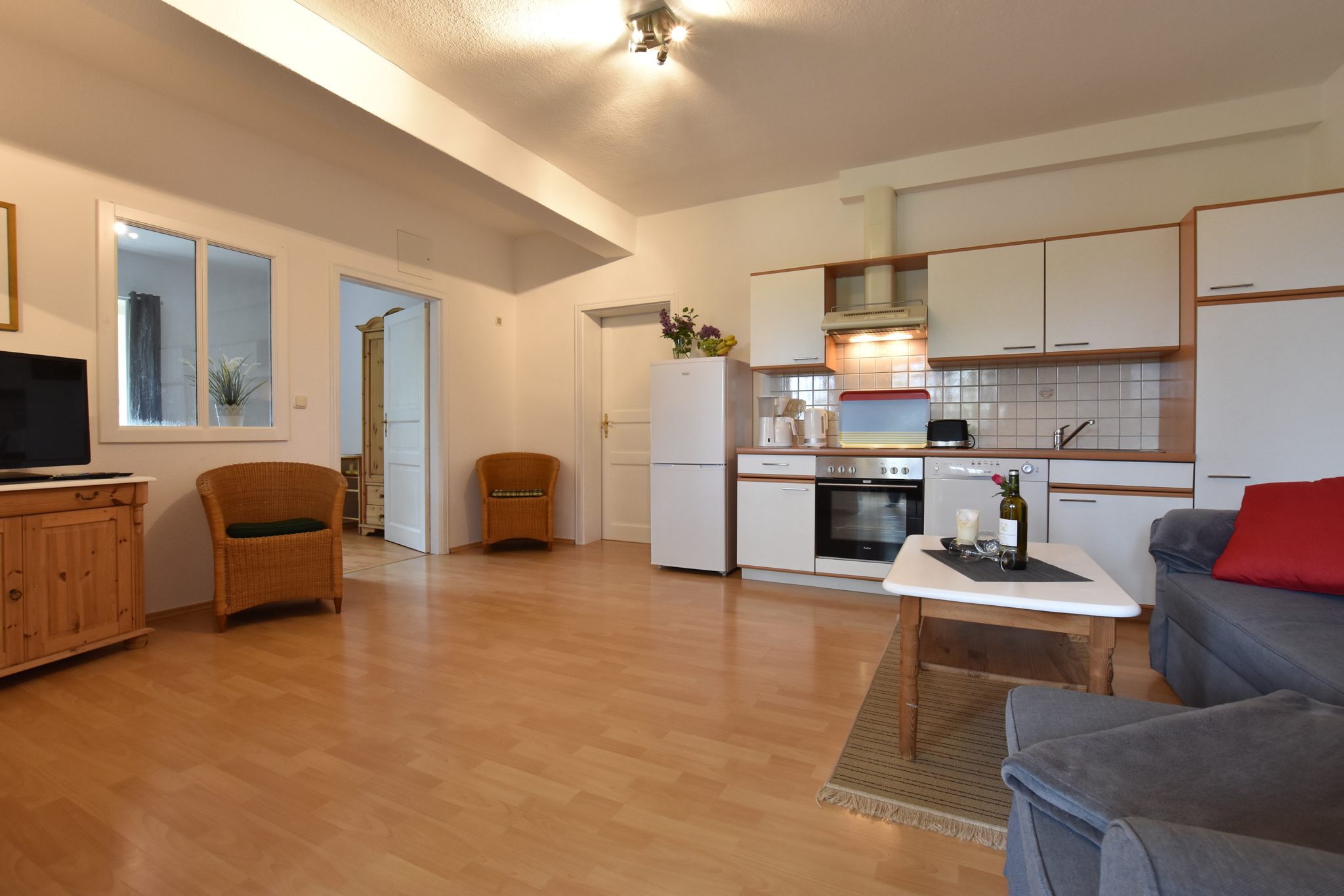 Villa Seeheim - Appartement II - Wohnbereich