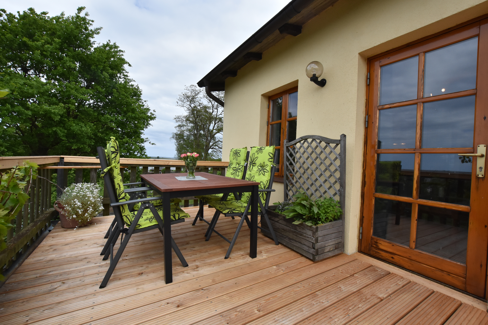 Appartement III - großer Balkon mit Strandkorb Villa Seeheim - Appartement III - großer Balkon mit Strandkorb