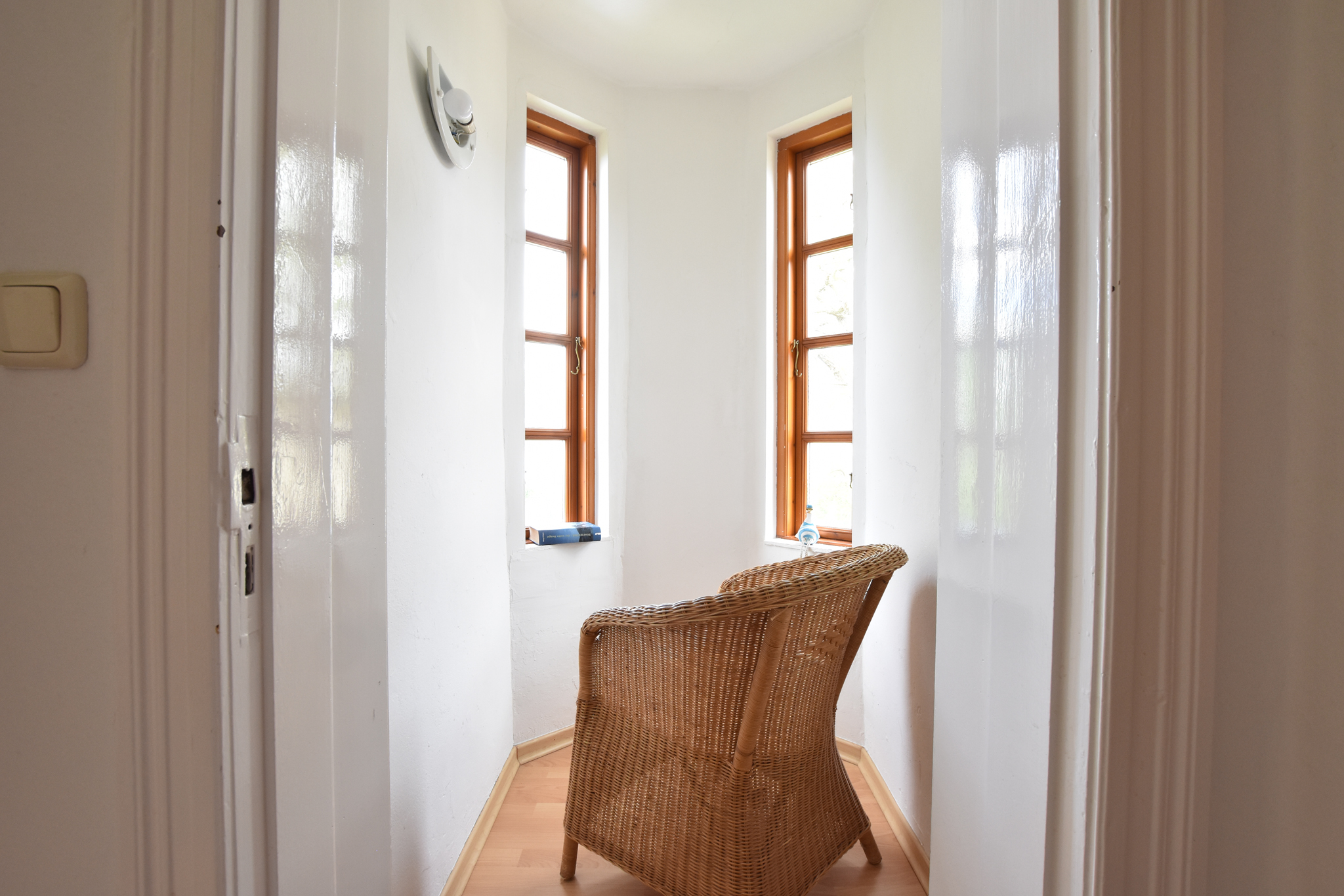 Appartement III - Sitzecke mit Blick auf Salzhaff Villa Seeheim - Appartement III - Sitzecke mit Blick auf Salzhaff