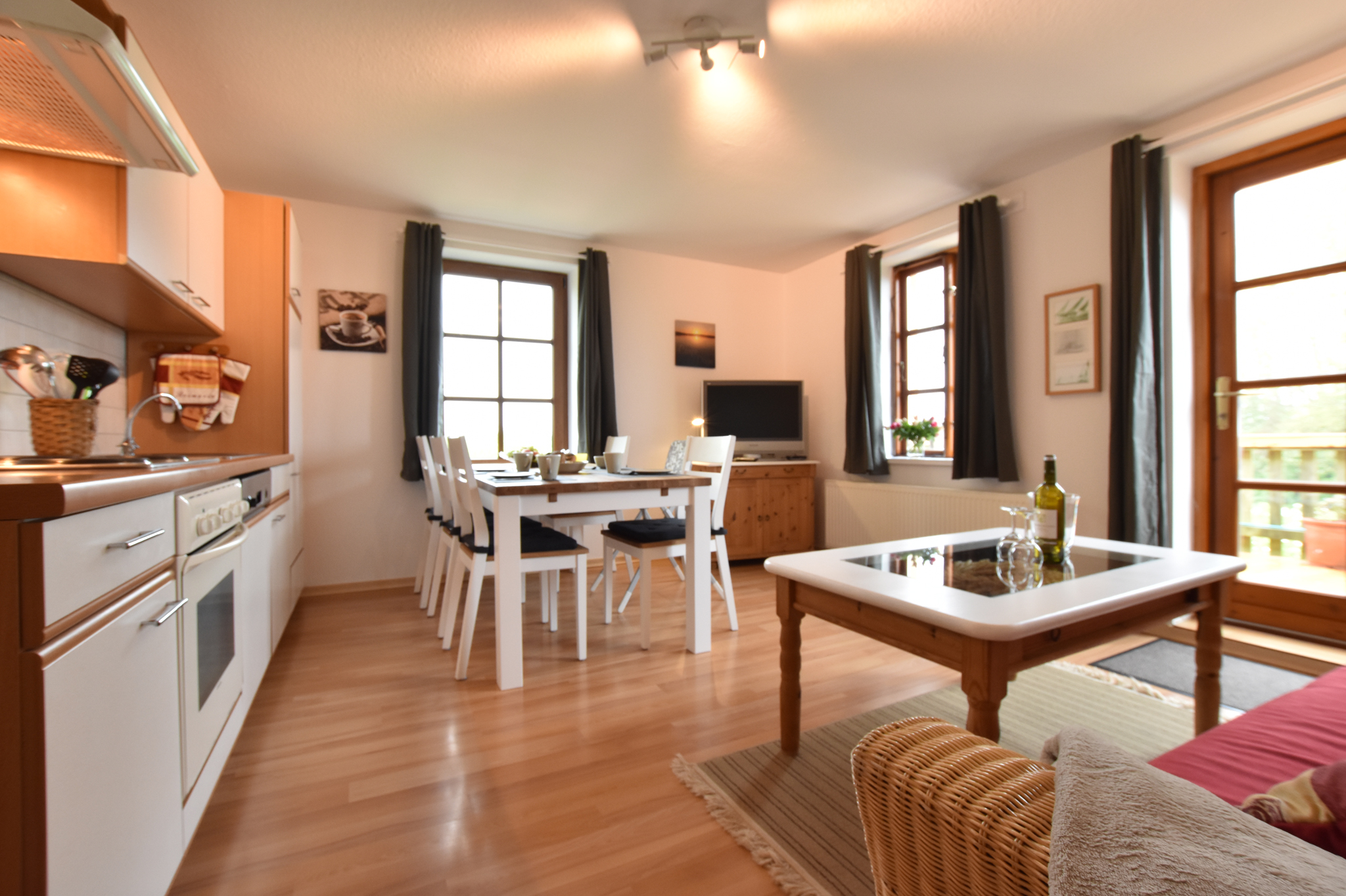 Villa Seeheim - Appartement IV - Wohnbereich